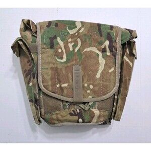 British Army MTP Camo Field Pack Respirator Case Gas Mask Bag Molle Genuine